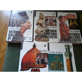 ISTORIA  CULTURII  SI  CIVILIZATIEI (5 volume) -  Ovidiu  Drimba 